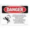 Signmission Safety Sign, OSHA Danger, 18" Height, 24" Width, Electric Flash Hazard Will Cause, Landscape OS-DS-D-1824-L-2549 - alternate 1